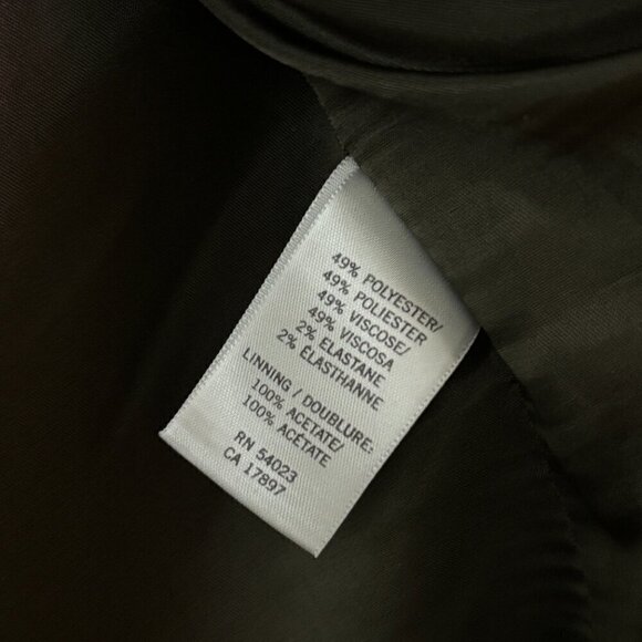 Banana Republic Poly Viscose Dark Tan Blazer Sport Coat 3 Button Men's Size 42R - Picture 6 of 12